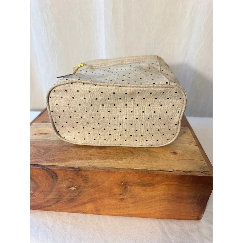 Kate Spade Lunch Bag Womens OS Beige‎ Polka Dot Excellent Out To Lunch Tote